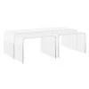 Aria Waterfall Nesting Coffee Table