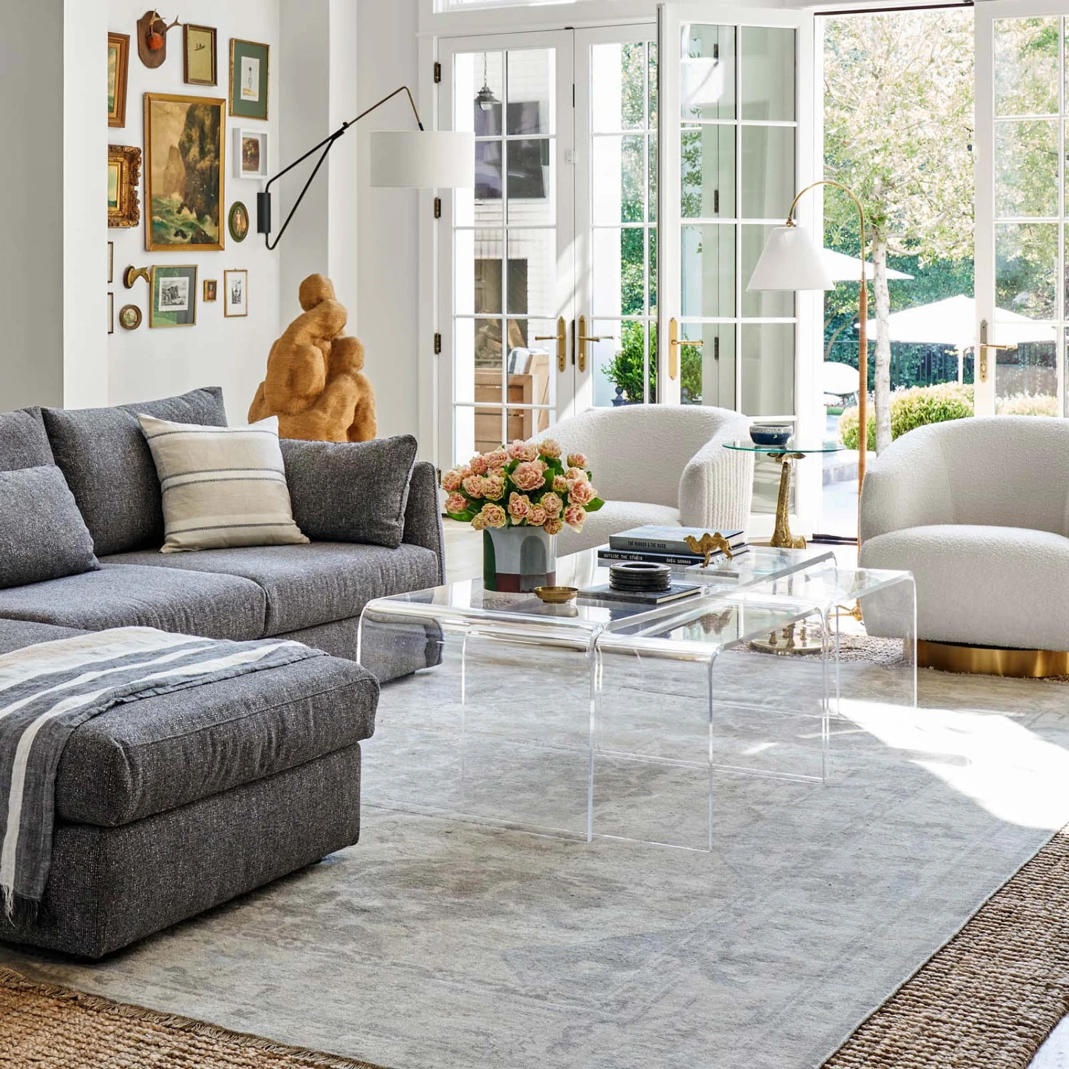 Aria Waterfall Nesting Coffee Table 2 Aria Waterfall Nesting Coffee Table - Image 2