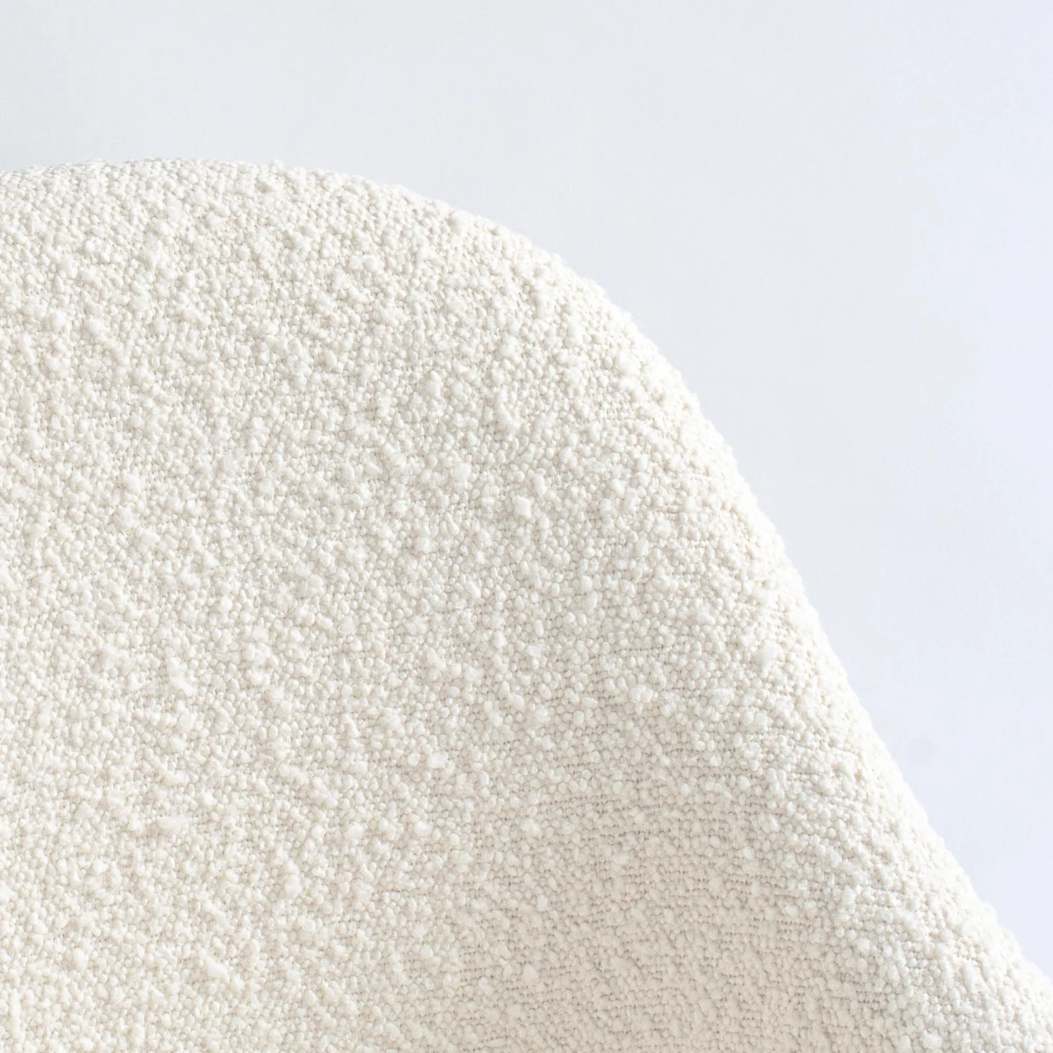 Adele Counter Stool In Ivory Boucle 4 Adele Counter Stool In Ivory Boucle - Image 4