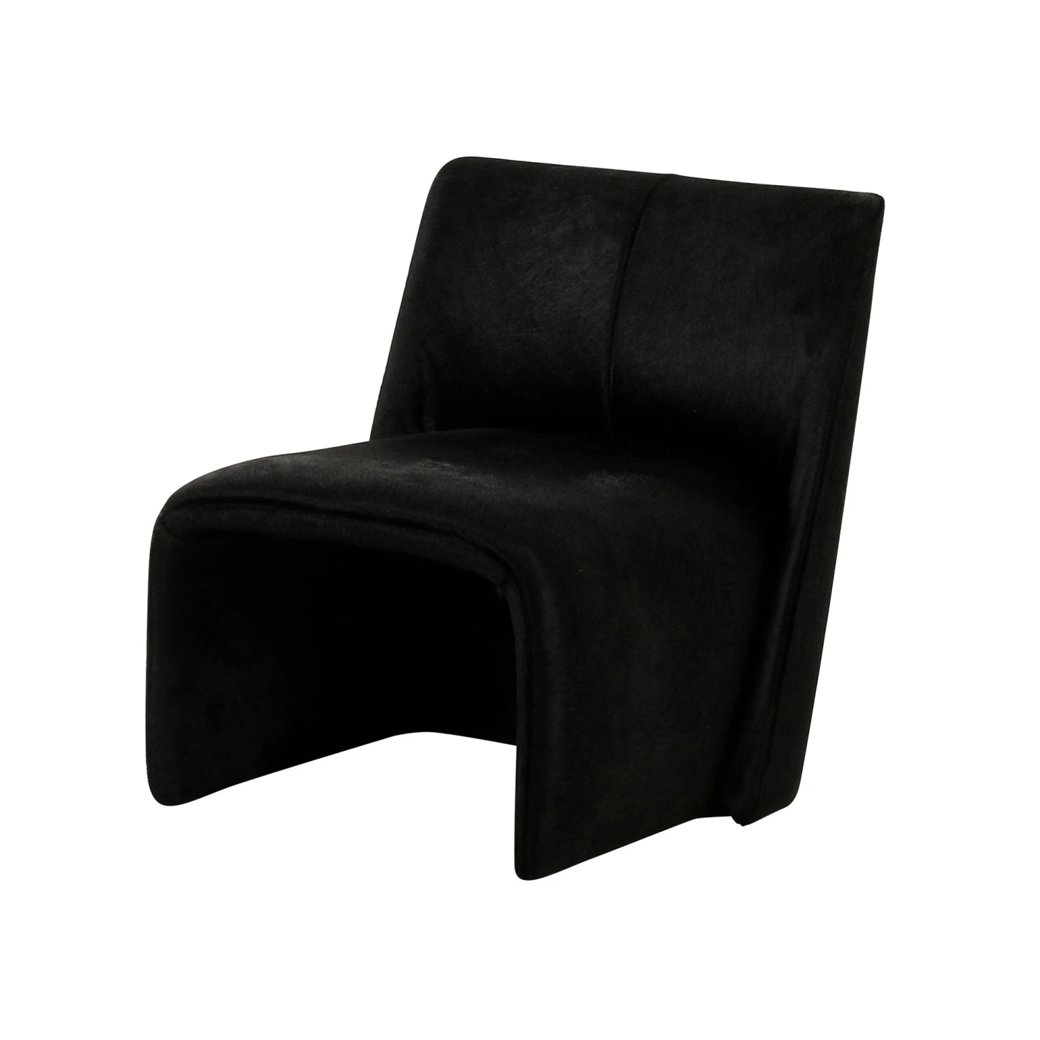 After Midnight Accent Chair In Black Hide 1 After Midnight Accent Chair In Black Hide