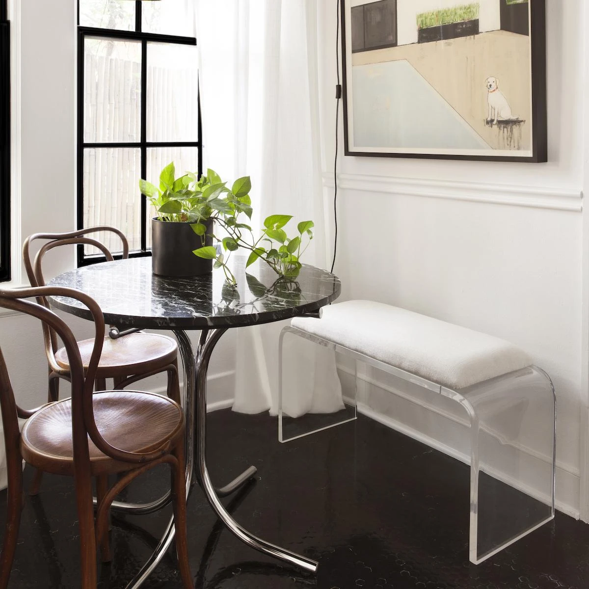 Allane Waterfall Bench In Ivory 7 Allane Waterfall Bench In Ivory - Image 7