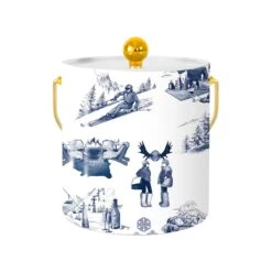 Apres Ski Toile Ice Bucket