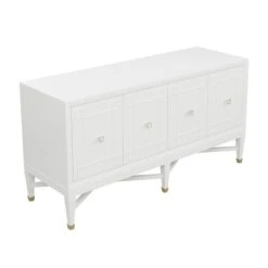 Custom Ariel Credenza -Scout Design Studio ArielCredenzainCirrusWhiteLacquer.03