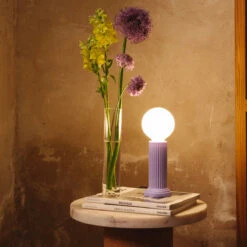 Athena Lamp Base In Lilac 7 Athena Lamp Base In Lilac -Scout Design Studio AthenaLampinLilac.05