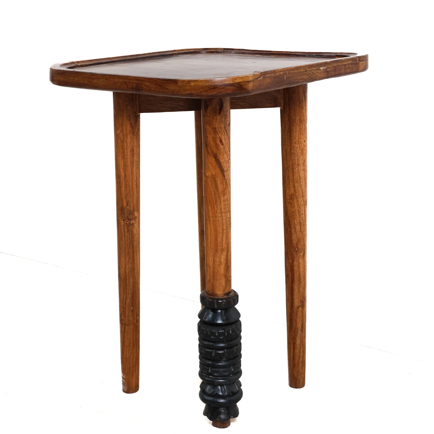 Azulik Wood Stool 3 Azulik Wood Stool - Image 3