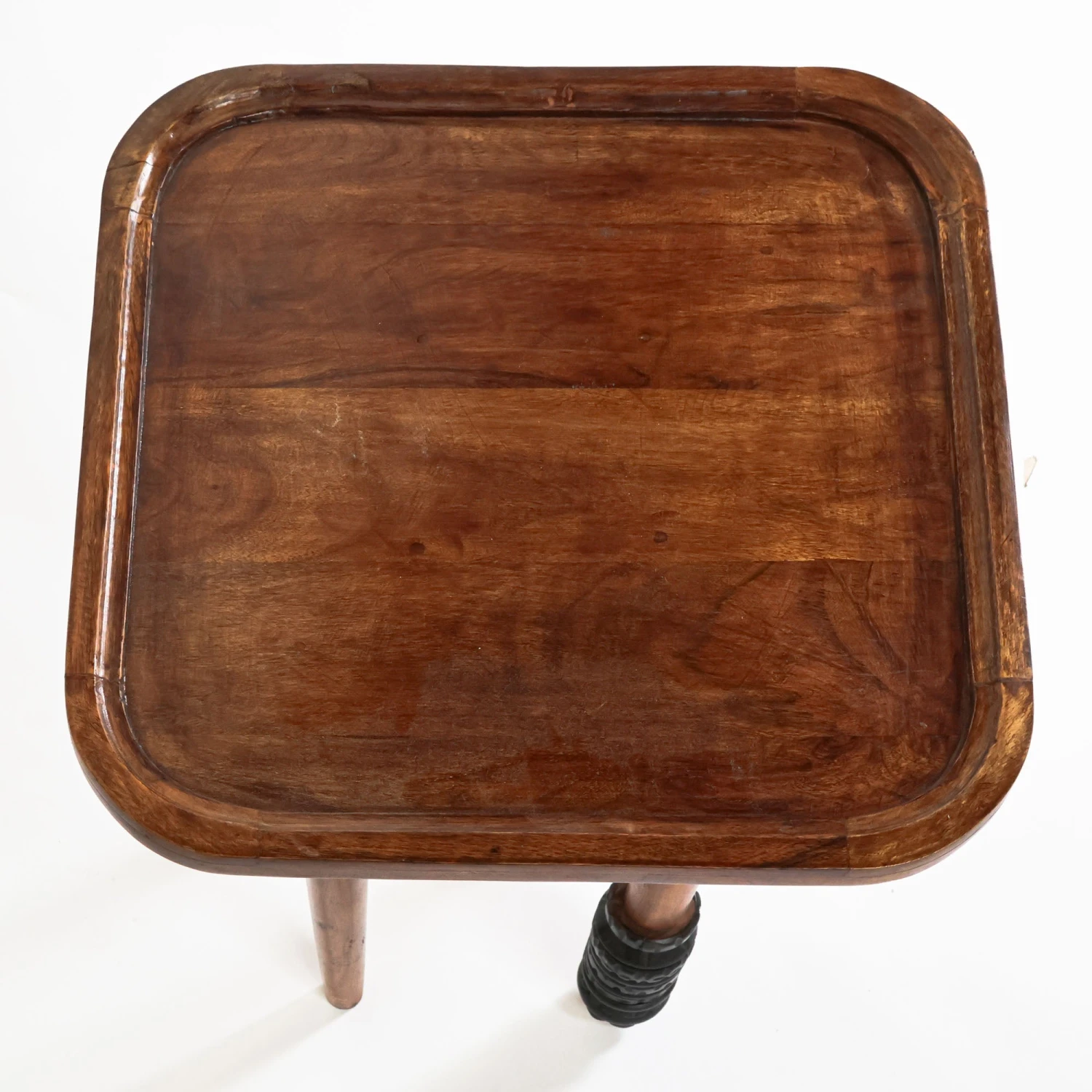 Azulik Wood Stool 6 Azulik Wood Stool - Image 6