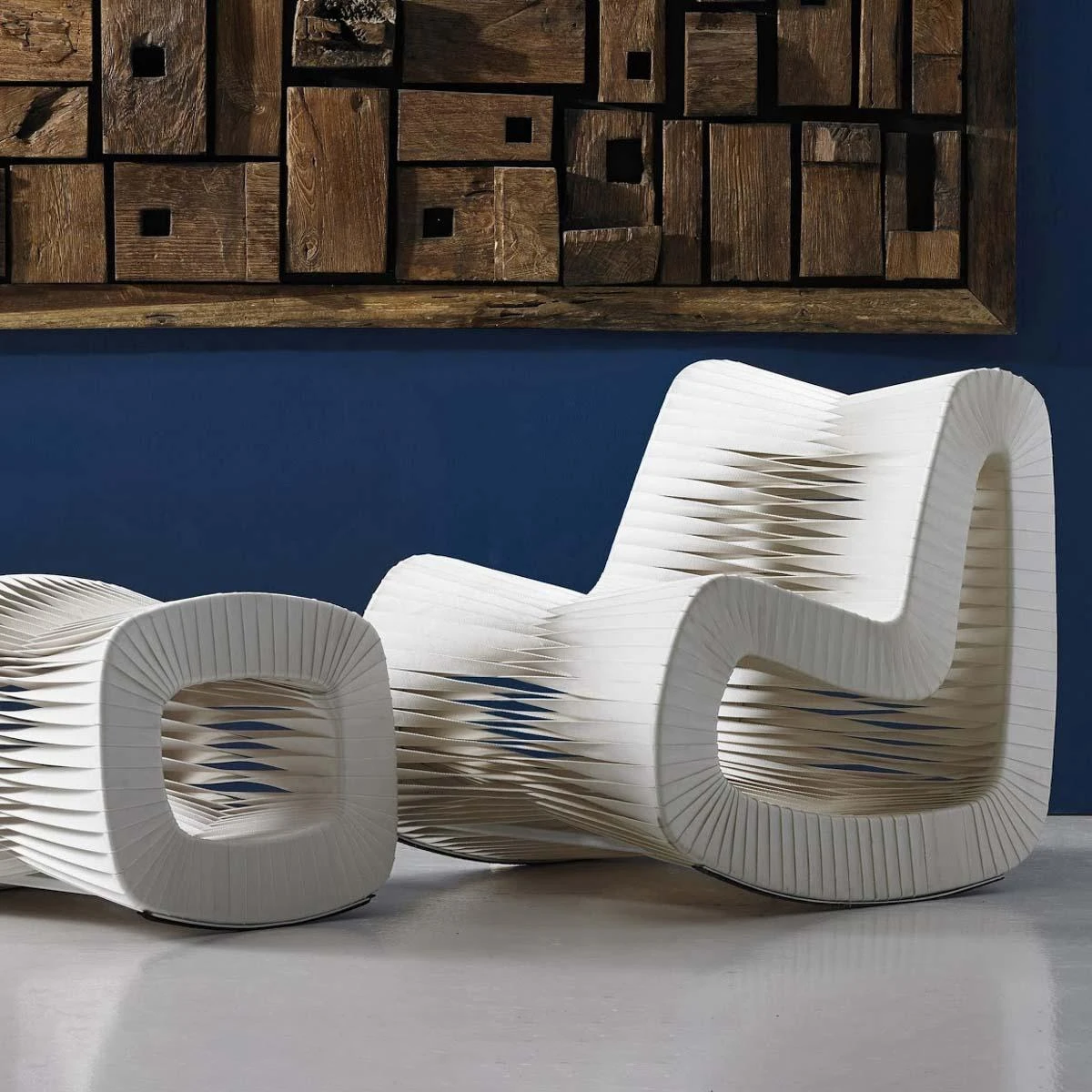 Seat Belt Rocking Chair - White 3 Seat Belt Rocking Chair - White - Image 3