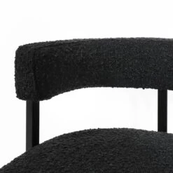 Ballantine Counter Stool In Matte Black Black Boucle 11 Ballantine Counter Stool In Matte Black Black Boucle -Scout Design Studio BallantineCounterStoolinMatteBlackBlackBoucle.03