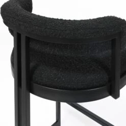 Ballantine Counter Stool In Matte Black Black Boucle 13 Ballantine Counter Stool In Matte Black Black Boucle -Scout Design Studio BallantineCounterStoolinMatteBlackBlackBoucle.05