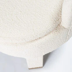 Barrel Dining Chair In Ivory Boucle 10 Barrel Dining Chair In Ivory Boucle -Scout Design Studio BarrelAccentChair.04