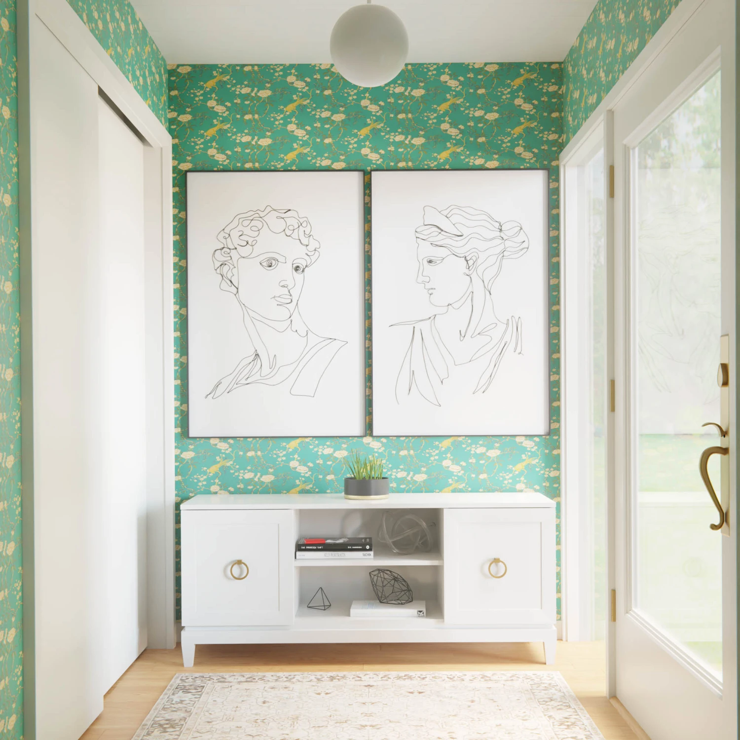 Blossom Perch - Spring Teal 2 Blossom Perch - Spring Teal - Image 2