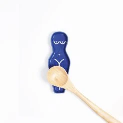 Body Spoon Rest - Blue -Scout Design Studio Body Spoon Rest Blue.02