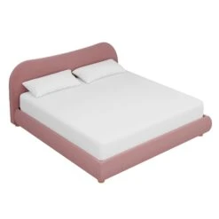 Bonnie King Bed In Mauve Velvet 7 Bonnie King Bed In Mauve Velvet -Scout Design Studio BonnieKingBedinMauveVelvet.03