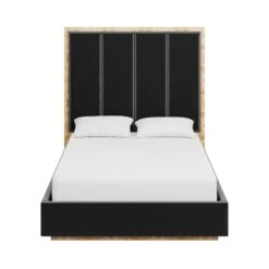 Custom Brant Bed -Scout Design Studio BrantBedinBowenCharcoalVelvet.01