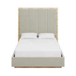 Custom Brant Bed -Scout Design Studio BrantBedinDaliIvoryVelvet.01