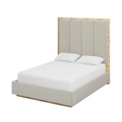 Custom Brant Bed -Scout Design Studio BrantBedinDaliIvoryVelvet.02