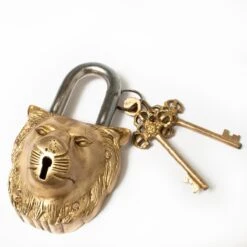 Brass Lock Lion -Scout Design Studio Brass 20Lock 20Lion.03