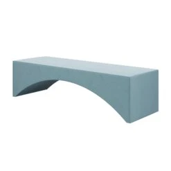 Custom Brooklyn Bench -Scout Design Studio BrooklynBenchinClarioIceVelvet.02