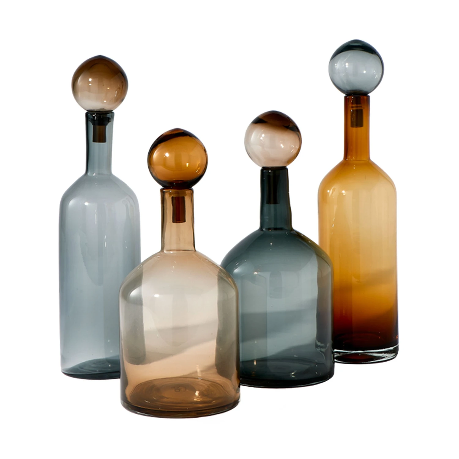 Bubbles & Bottles - Neutral Set Of 4 1 Bubbles & Bottles - Neutral Set Of 4