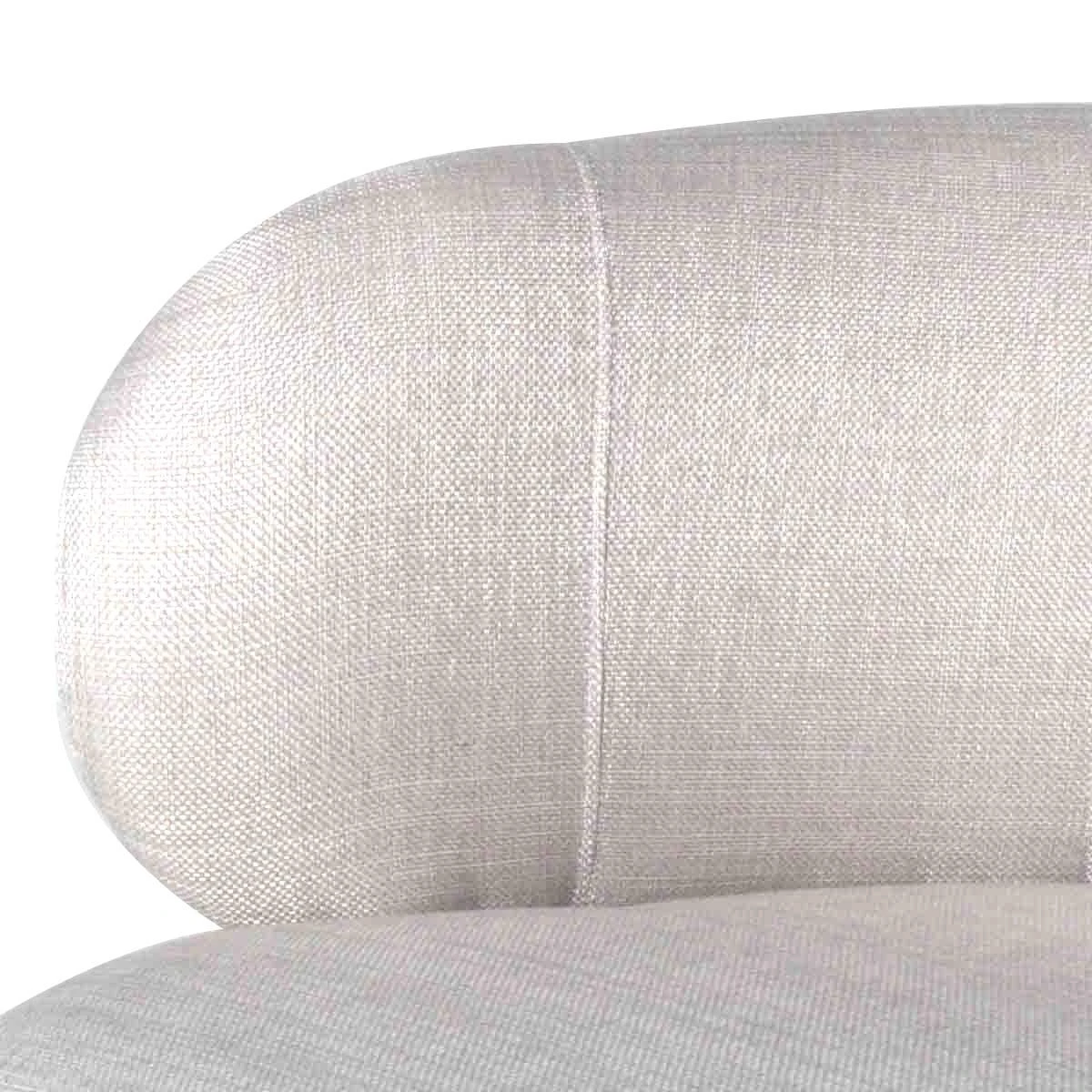 Capri Swivel Chair In Grey Tweed 4 Capri Swivel Chair In Grey Tweed - Image 4