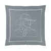 Chambray Cowboy Pillow Cover