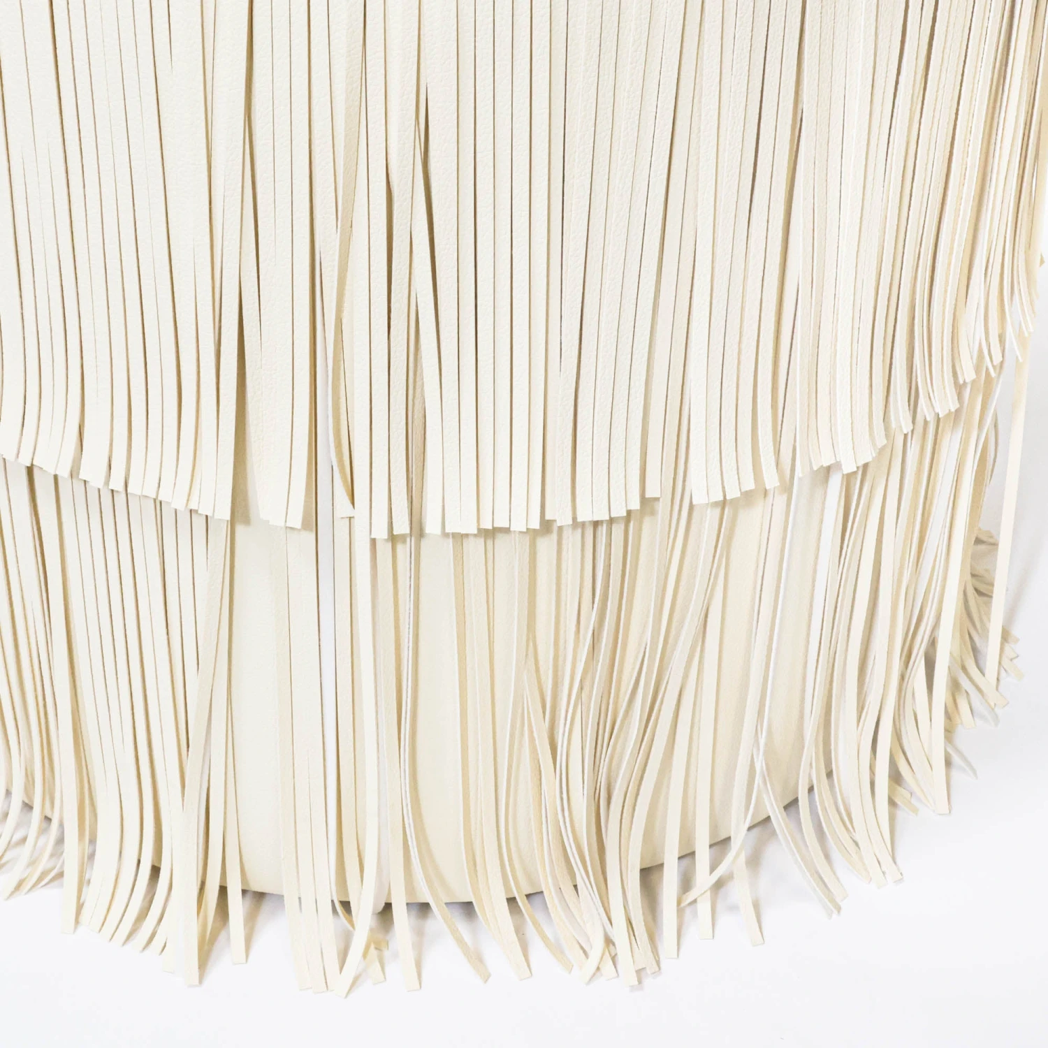 Chaser Ottoman In Ivory Leather 5 Chaser Ottoman In Ivory Leather - Image 5