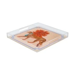 Cheetah Flower Tray