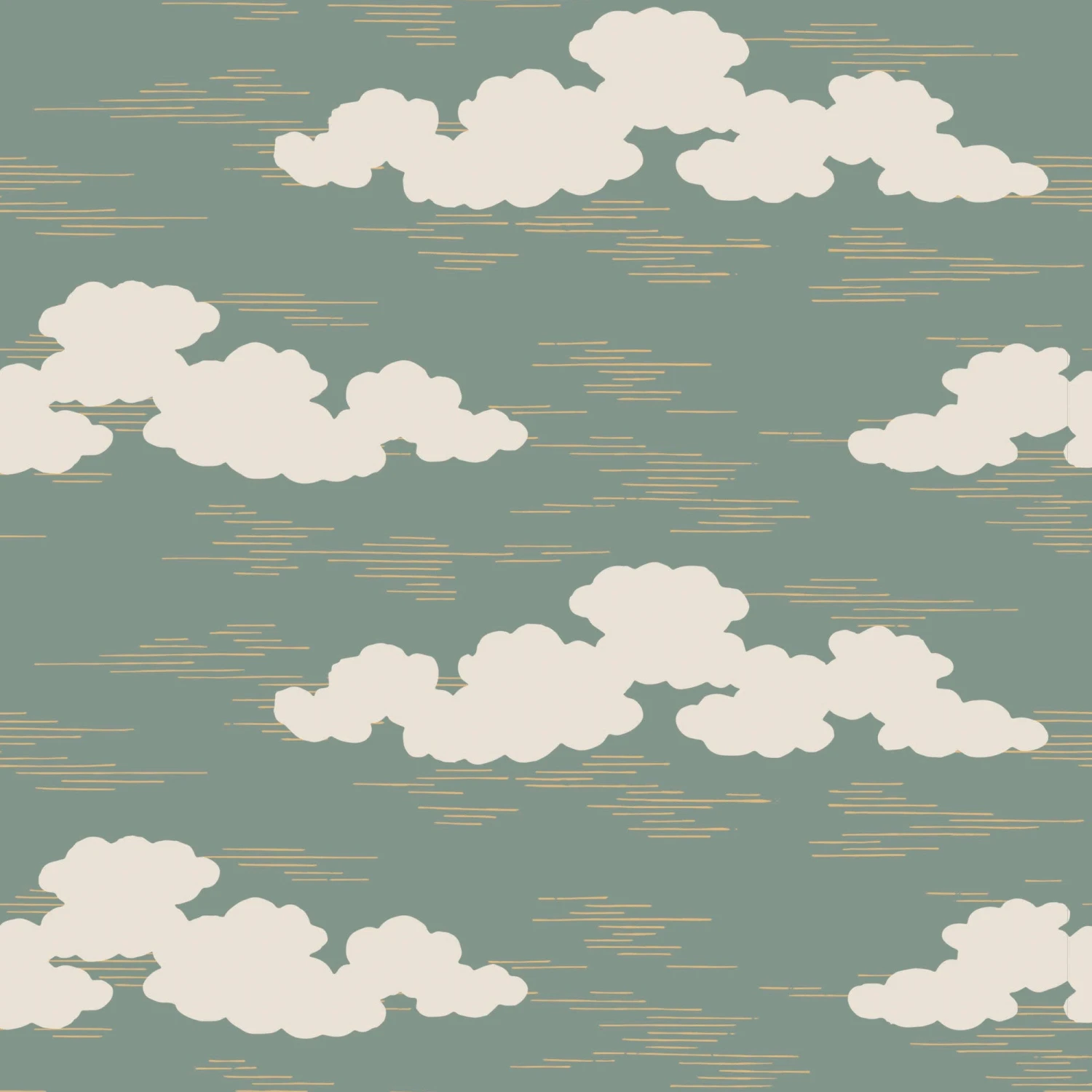 Cloud Line - Blue Jade 1 Cloud Line - Blue Jade