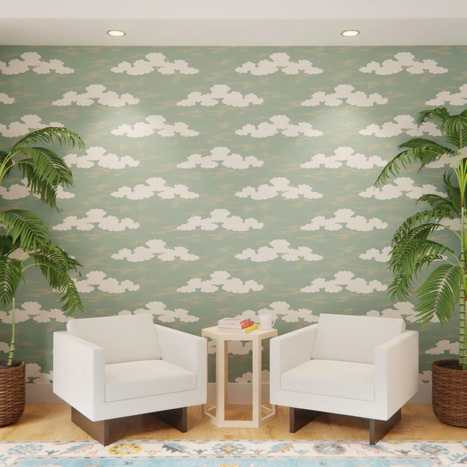 Cloud Line - Blue Jade 2 Cloud Line - Blue Jade - Image 2