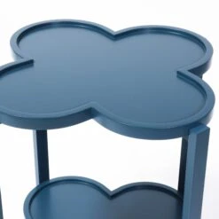 Clover Bar Cart In Dark Blue -Scout Design Studio CloverBarCartinDarkBlue.06