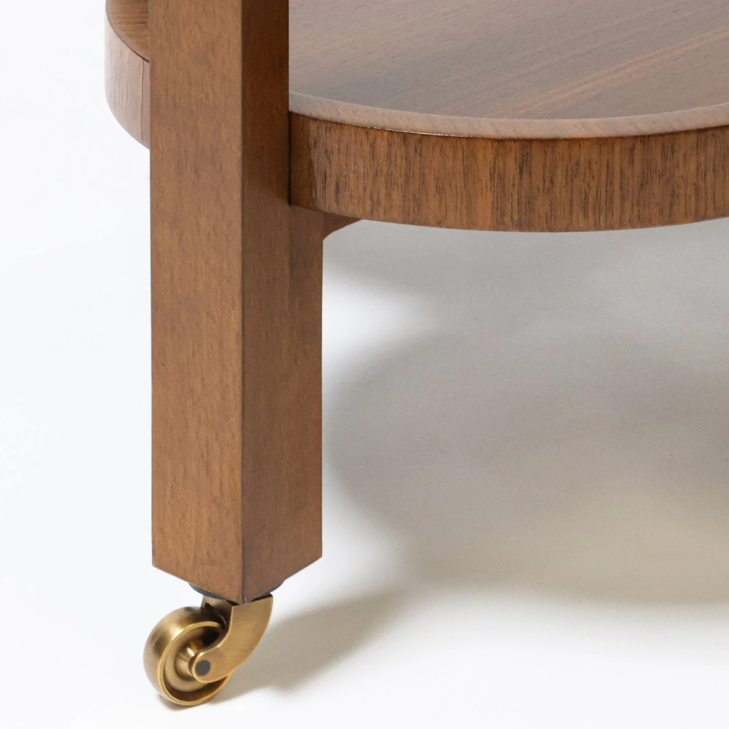 Clover Bar Cart In Walnut Veneer 8 Clover Bar Cart In Walnut Veneer - Image 8