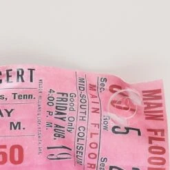 Rock ‘N Roll Stub - 1966 7 Rock ‘N Roll Stub - 1966 -Scout Design Studio ConcertTicket TheBeatlesPink.04