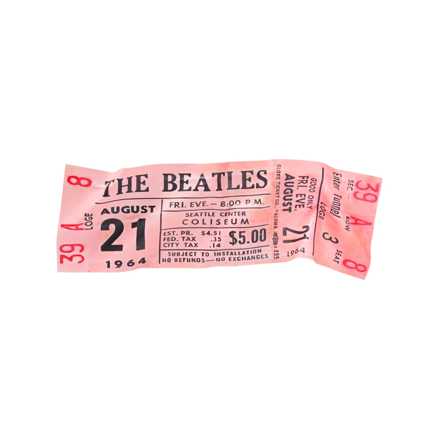 Rock ‘N Roll Stub - 1964 1 Rock ‘N Roll Stub - 1964