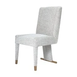 Coty Dining Chair In Grey Boucle