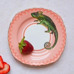 Crafty Chameleon Tea Plate -Scout Design Studio CraftyChameleonTeaPlate.03