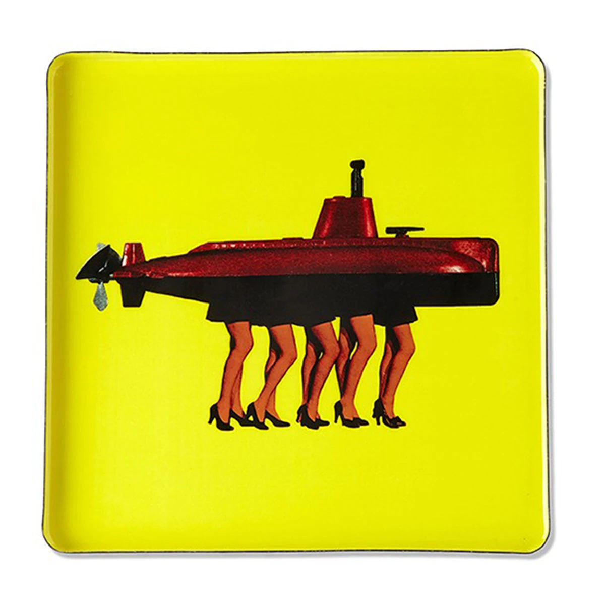 Crazy Navy Square Tray 1 Crazy Navy Square Tray