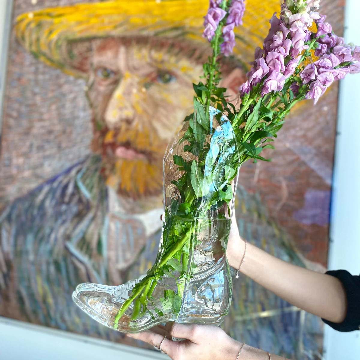 Crystal Bootie Glass Vase By Seletti 2 Crystal Bootie Glass Vase By Seletti - Image 2