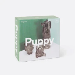 Dog Brown Stackable Glasses -Scout Design Studio DogBrownStackableGlasses.04