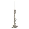 Drip Candle Holder In Silver - XXL