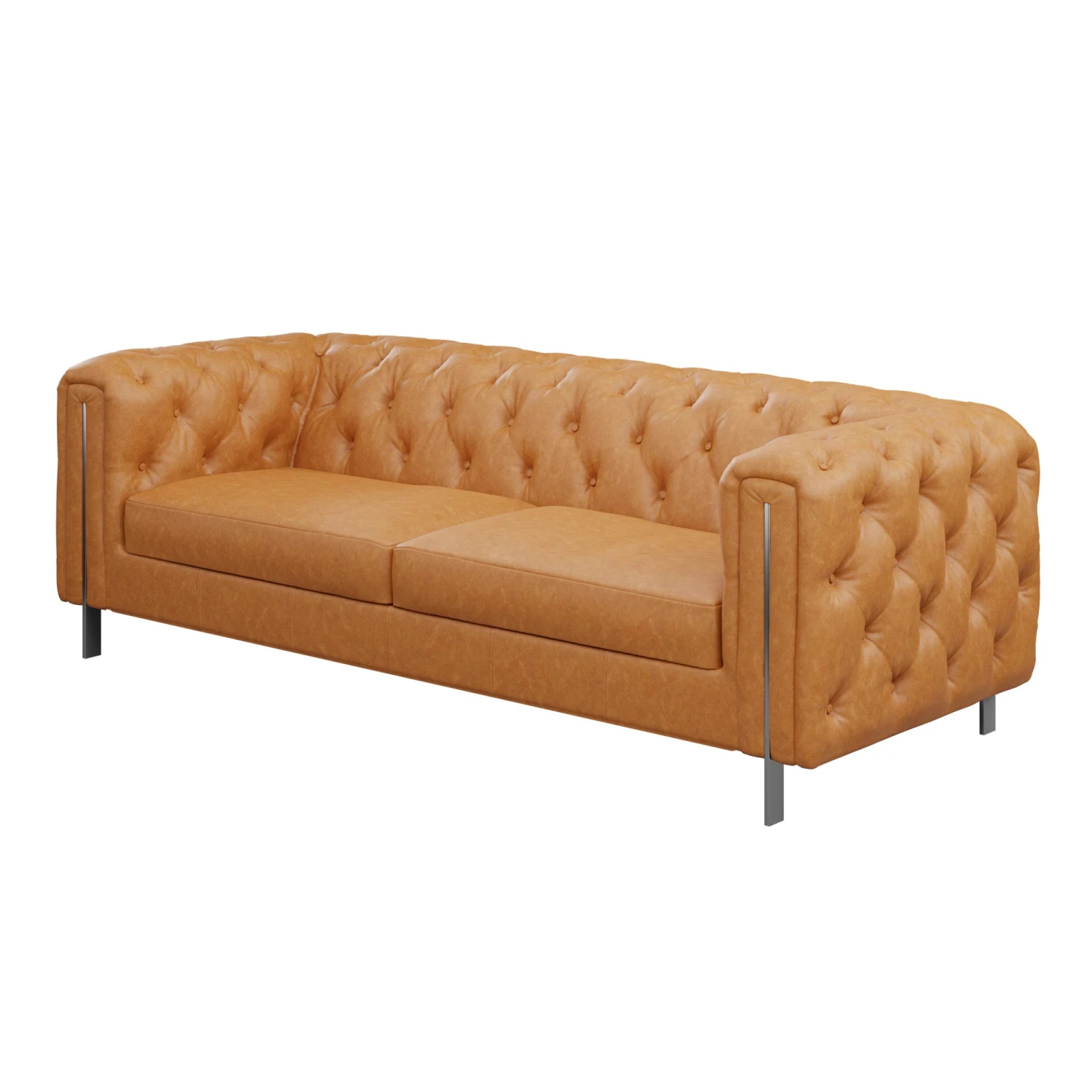 Duval Sofa In Tobacco Leather 4 Duval Sofa In Tobacco Leather - Image 4