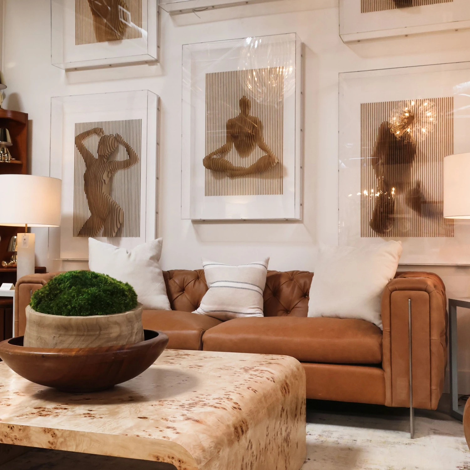 Duval Sofa In Tobacco Leather 6 Duval Sofa In Tobacco Leather - Image 6