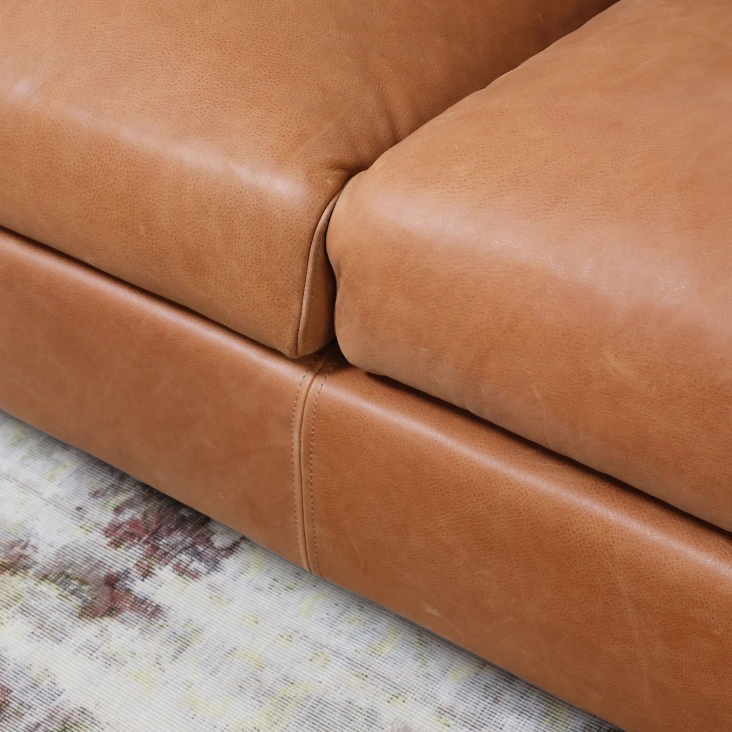 Duval Sofa In Tobacco Leather 8 Duval Sofa In Tobacco Leather - Image 8