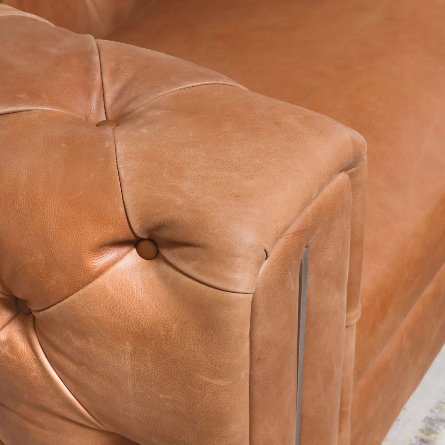Duval Sofa In Tobacco Leather 9 Duval Sofa In Tobacco Leather - Image 9