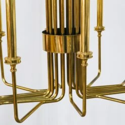 Parzinger Style Brass Chandelier Horizontal 10 Parzinger Style Brass Chandelier Horizontal -Scout Design Studio FL46 2ParzingerStyleBrassChandelierHorizontal .05