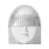 Fashion Faces Large Pout Wall Art - Silver