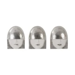 Fashion Faces Small Wall Art Set - Silver