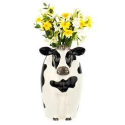 Friesian Cow Flower Vase -Scout Design Studio FriesianCowFlowerVase.03