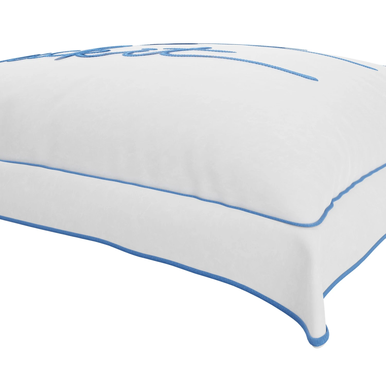 Fuck It Square Pillow Cover - Sapphire 4 Fuck It Square Pillow Cover - Sapphire - Image 4