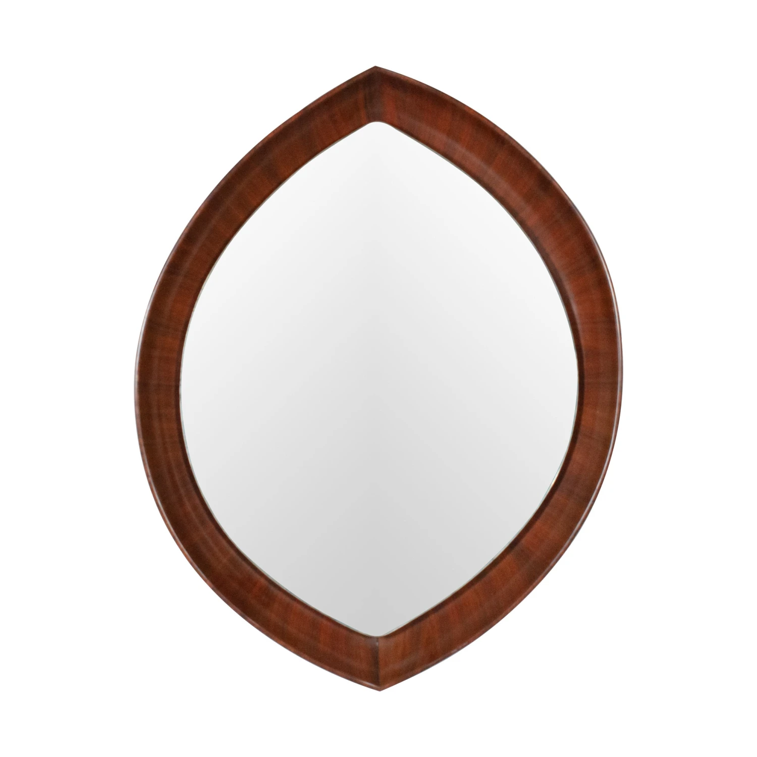Pointed Oval Mirror With Wood Back - Global Views Second 1 Pointed Oval Mirror With Wood Back - Global Views Second