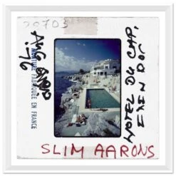 Getty Images 'Eden-Roc Pool - Slide' By Slim Aarons